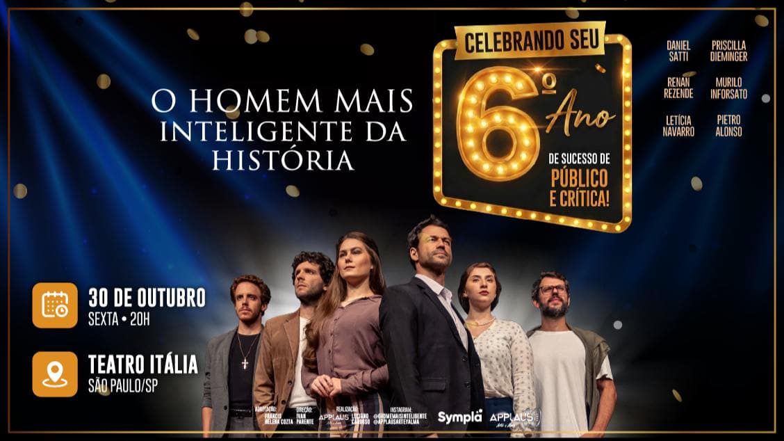 O Homem Mais Inteligente da História São Paulo/SP
