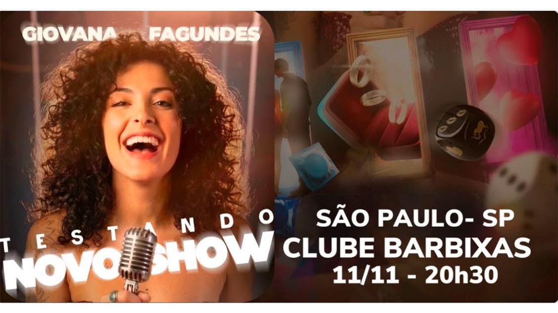 Giovana Fagundes em Testando Novo Show