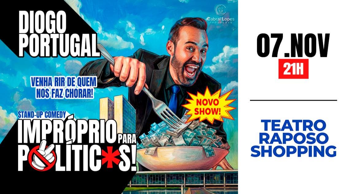 Diogo Portugal - Stand Up Comedy no Teatro Raposo Shopping