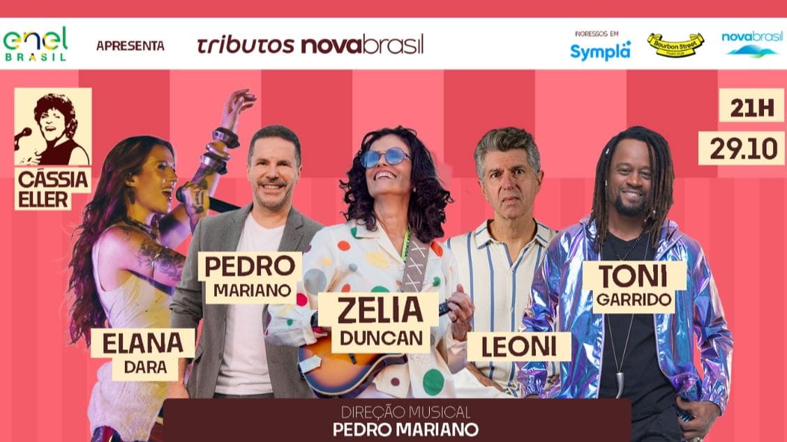 Tributos Novabrasil celebra Cassia Eller com Toni Garrido, Zelia Duncan, Leoni e Elana Dara