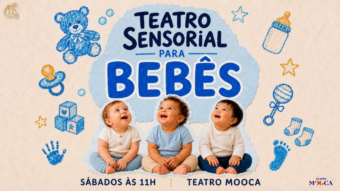 TEATRO PARA BEBÊS, DESCOBERTA - MOOCA