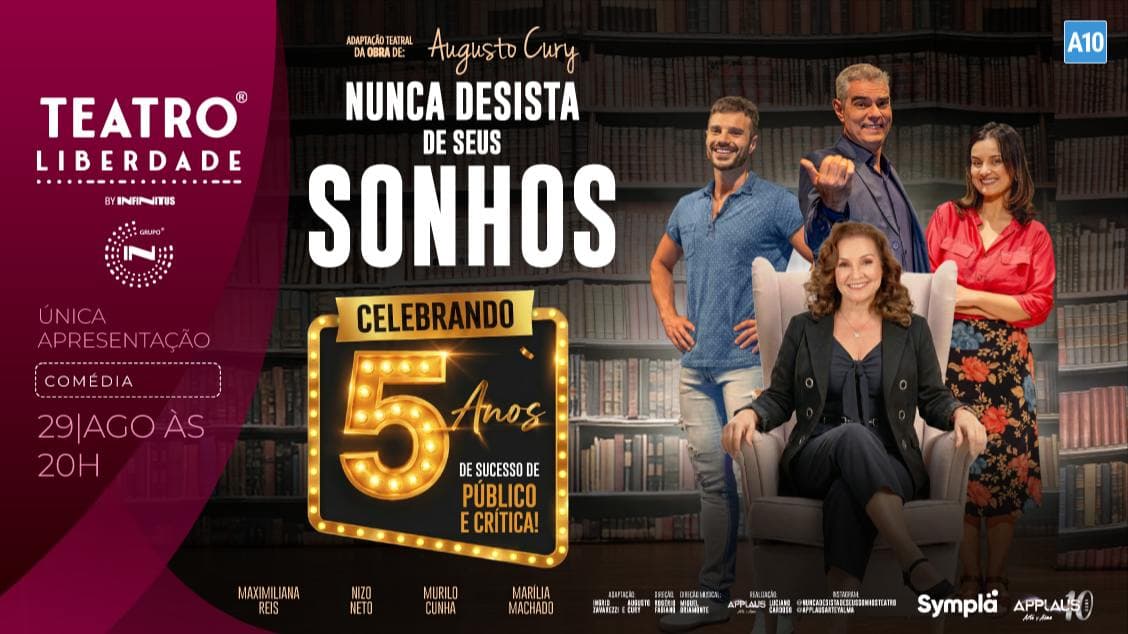 Nunca desista de seus sonhos