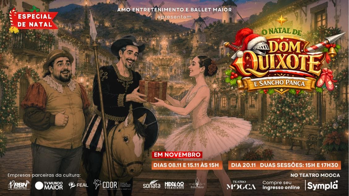 O NATAL DE DOM QUIXOTE E SANCHO PANÇA