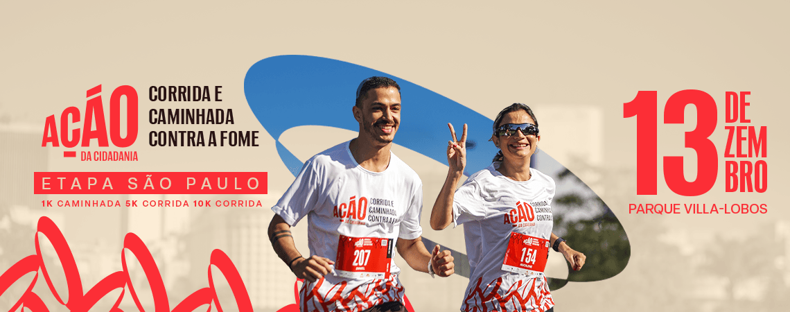 CORRIDA E CAMINHADA CONTRA A FOME 2026 - ETAPA SÃO PAULO
