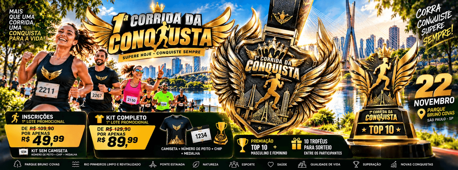 1ª CORRIDA DA CONQUISTA