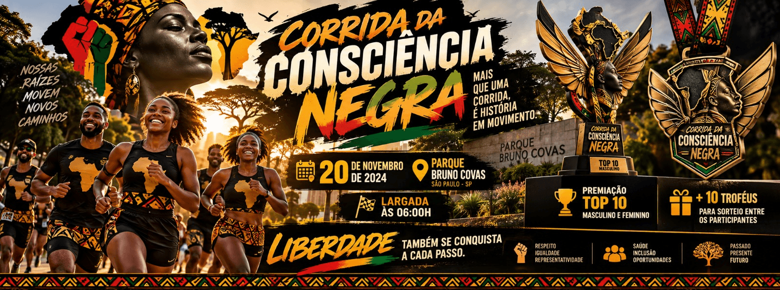 CORRIDA DA CONSCIÊNCIA NEGRA