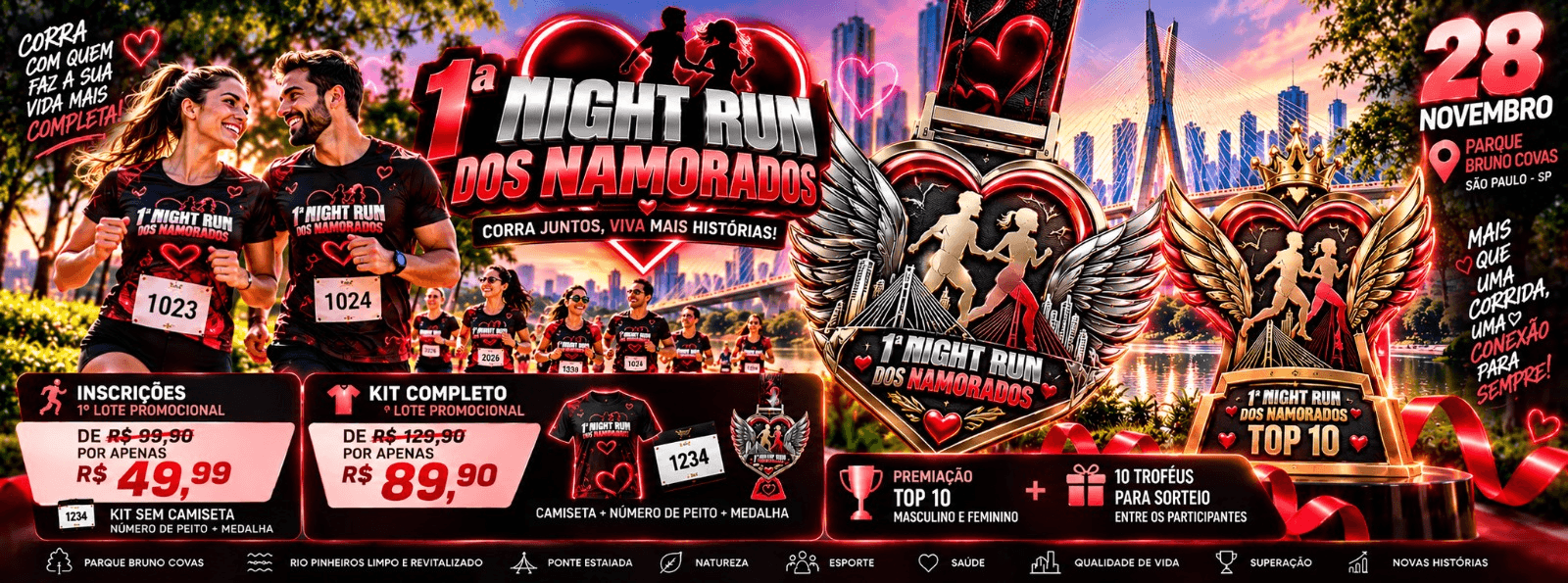 1ª NIGHT RUN DOS NAMORADOS