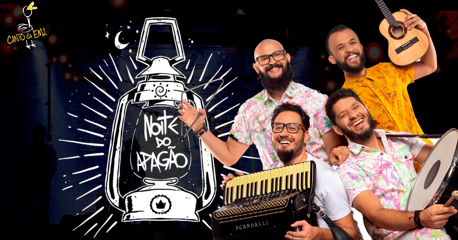 Noite do Apagão com Dois Dobrado no Canto da Ema