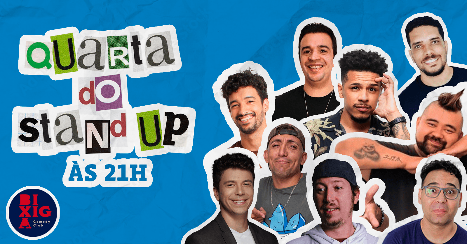 Quarta do Standup Comedy às 21h no Bixiga Comedy