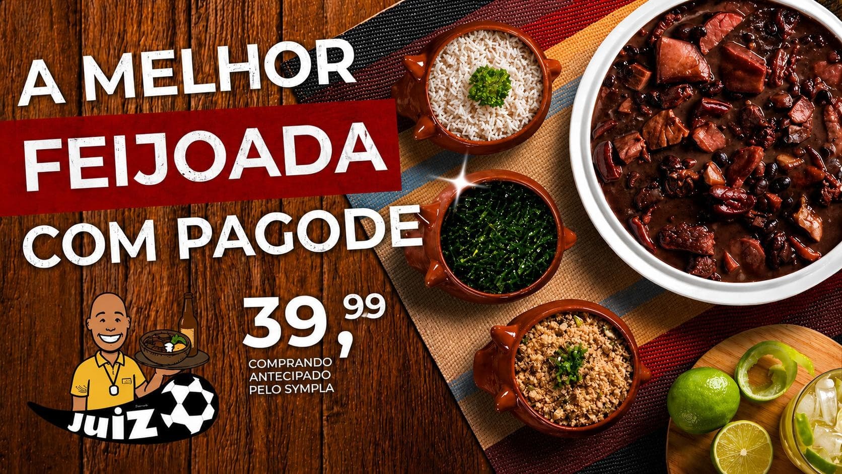 JUIZ IMPERADOR - FEIJOADA - BUFFET À VONTADE COM PAGODE AO VIVO