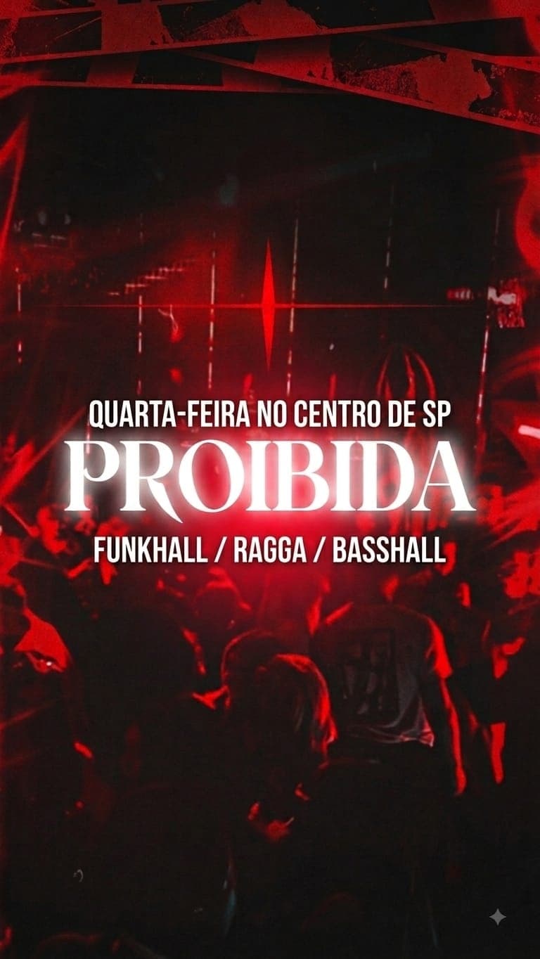 CCPC 28/10 QUARTA PROIBIDA - FUNKHALL, DANCEHALL E SHATTA + TECHNO das 22h AS 5h