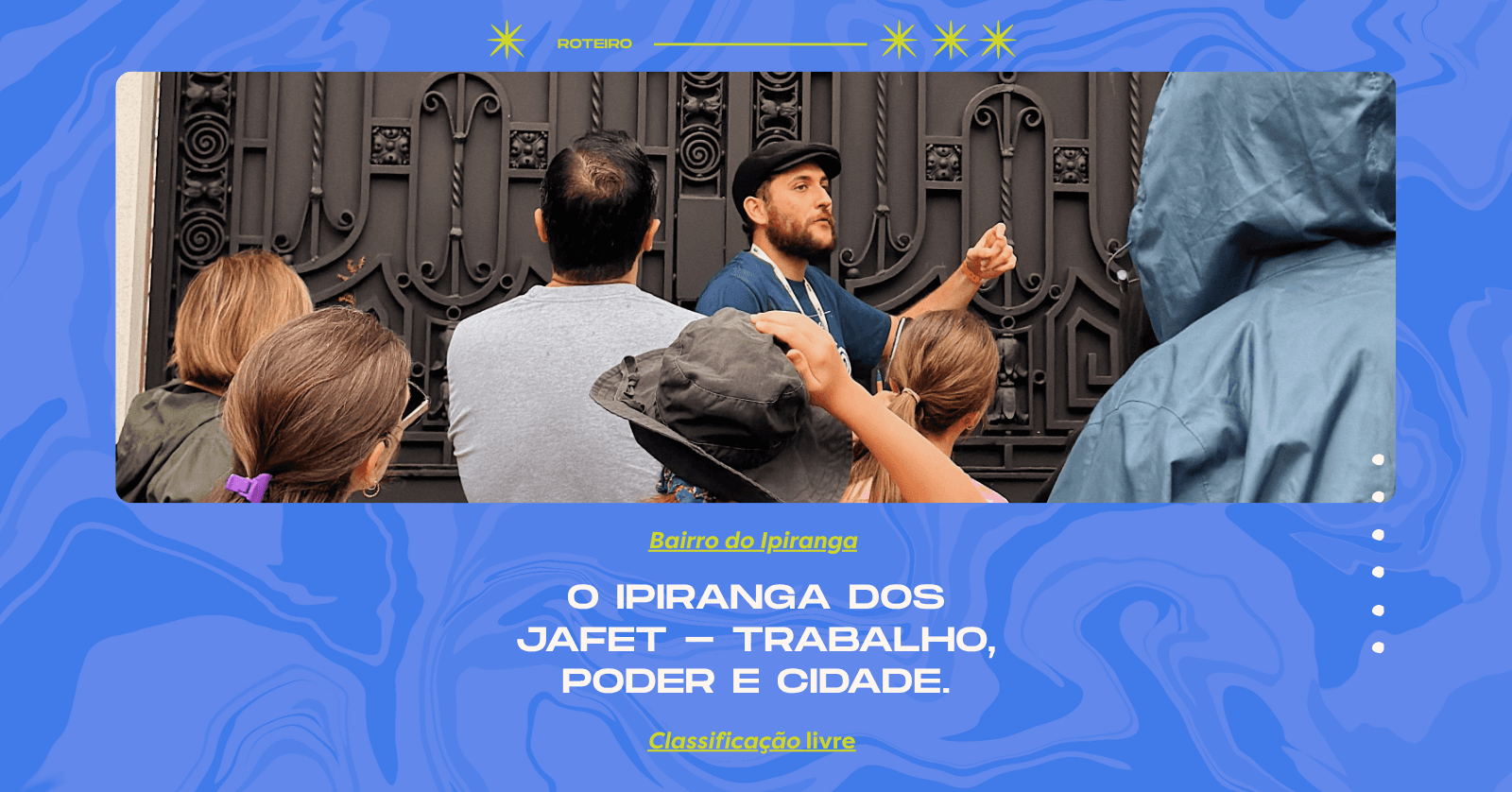 Roteiro cultural - O Ipiranga dos Jafet - trabalho, poder e cidade!