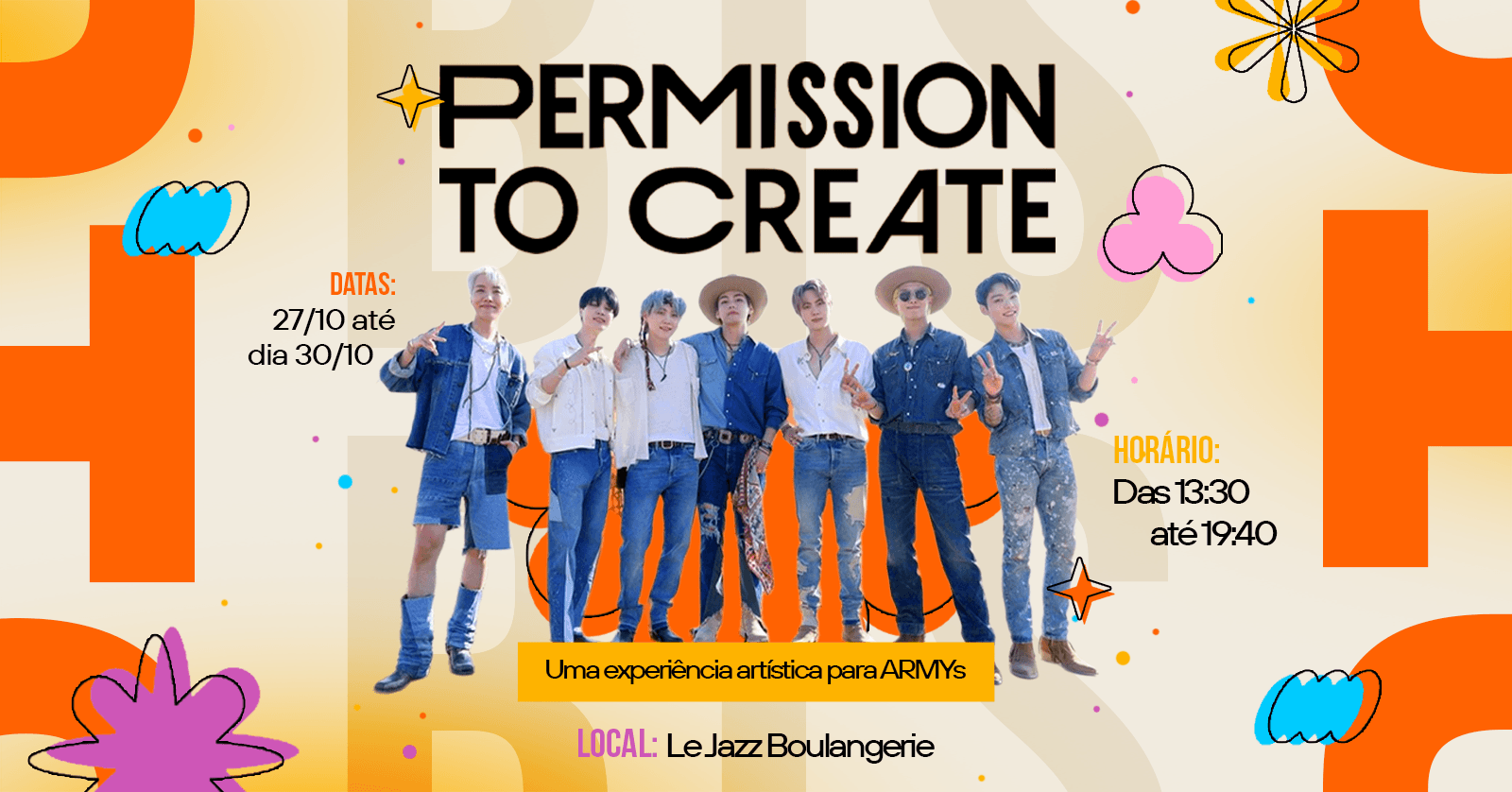 PERMISSION TO CREATE - Uma experiência artística para ARMYs