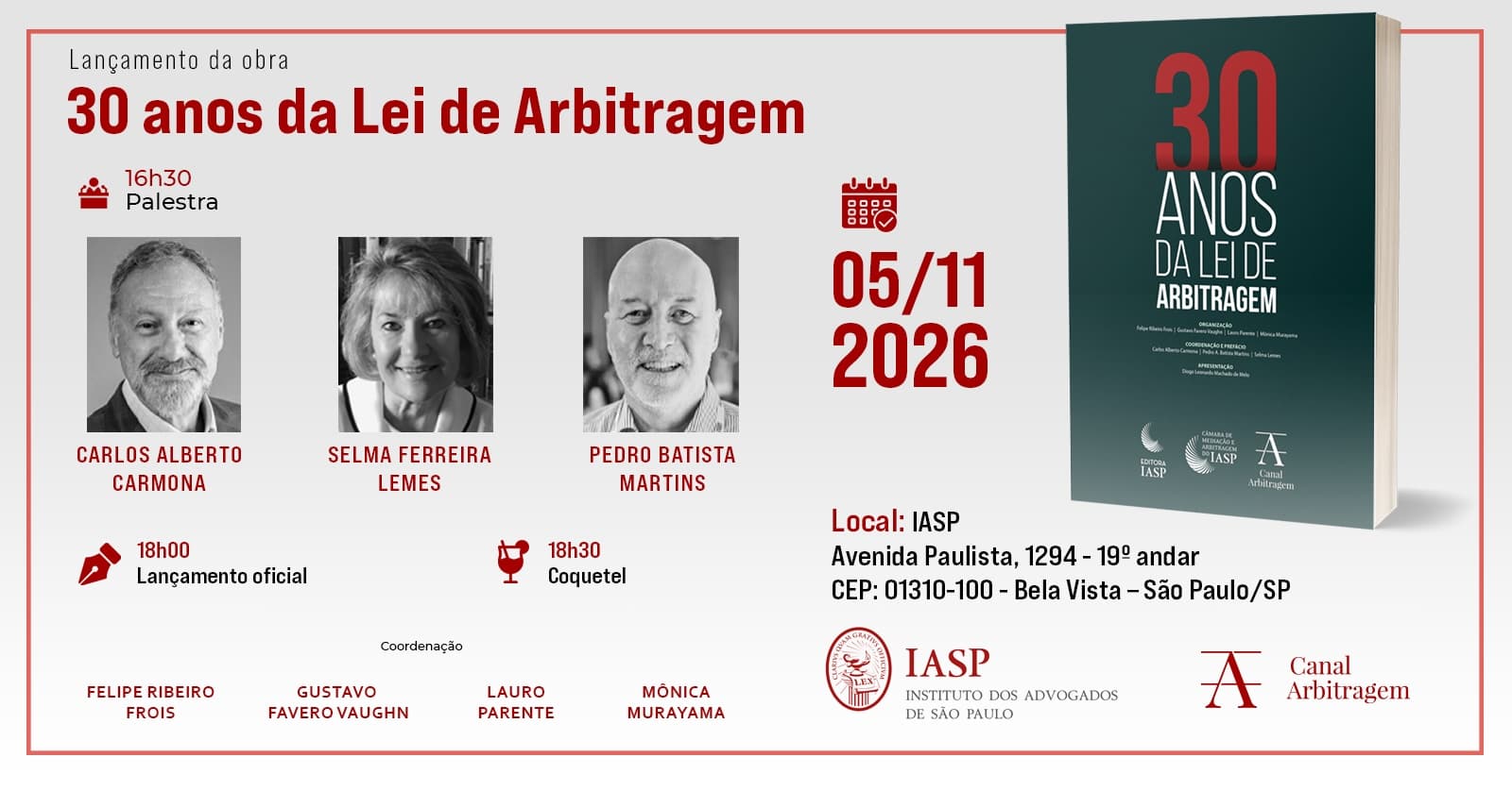 30 ANOS DA LEI DE ARBITRAGEM