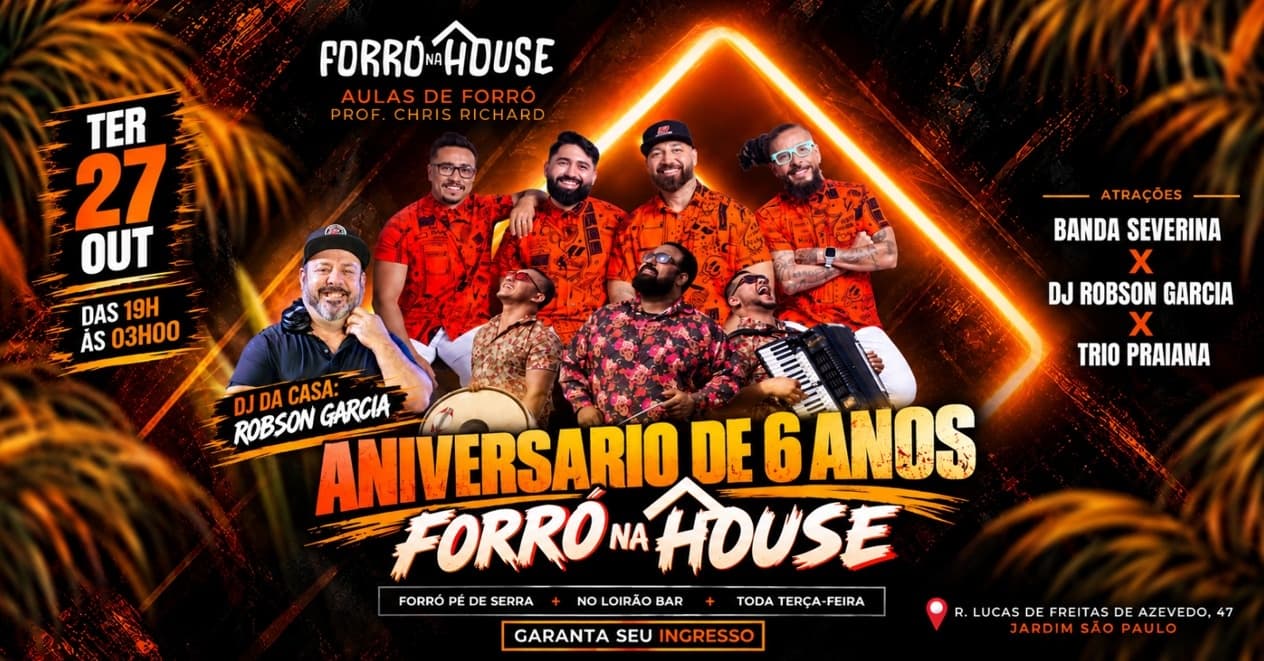 Aniversário de 6 anos Forró Na House