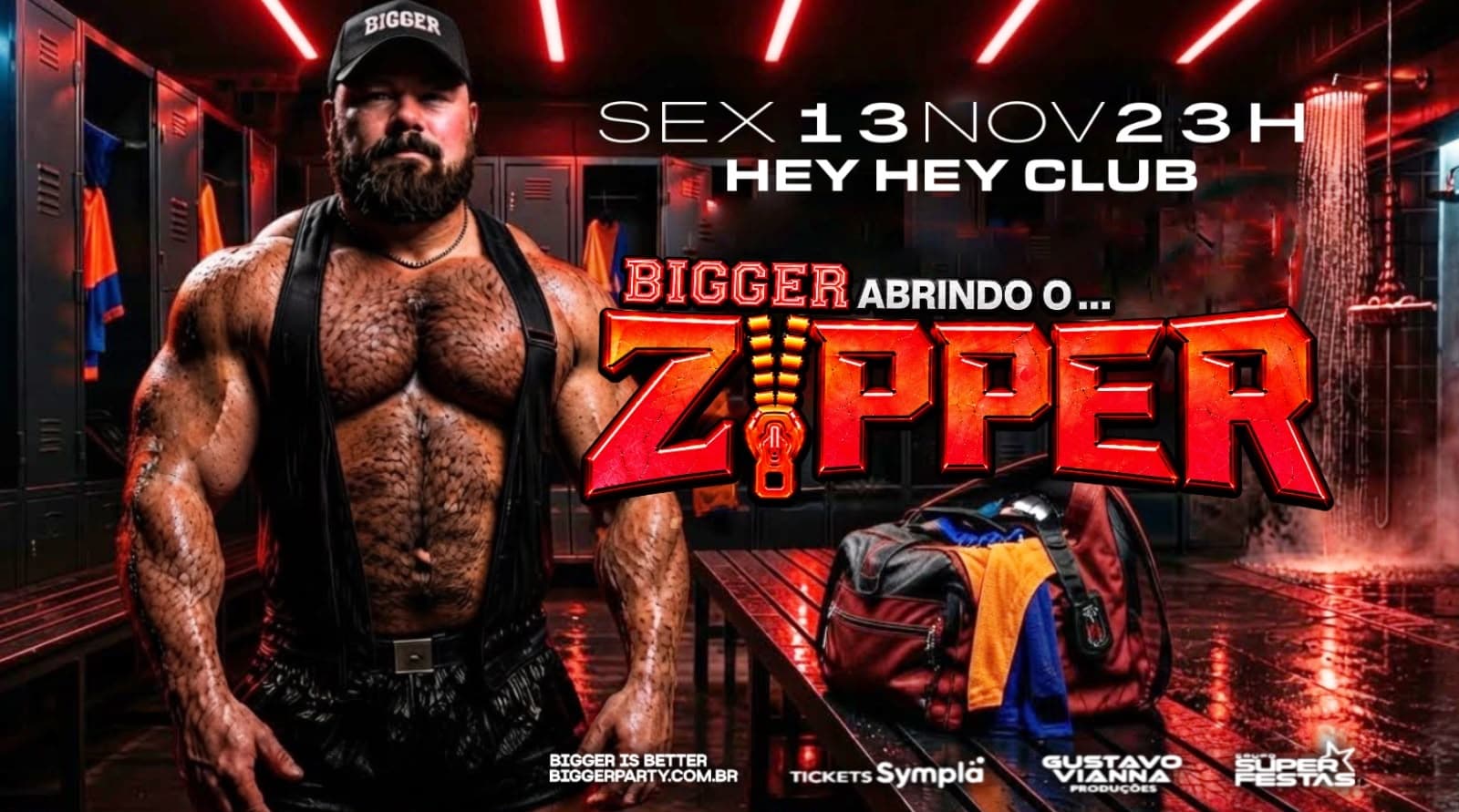 O VESTIÁRIO - ZIPPER by BIGGER - SEXTA, 13 NOVEMBRO, 23H
