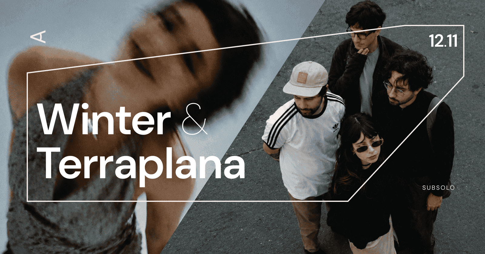 WINTER & TERRAPLANA | 12 DE NOVEMBRO | CORTINA