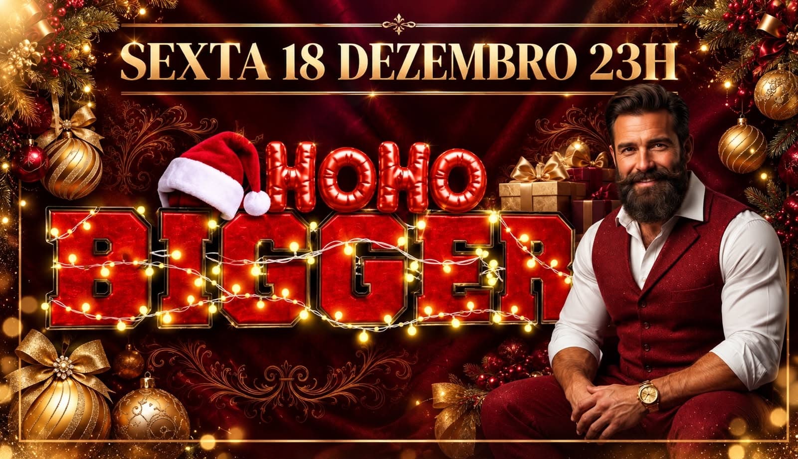 HOHO BIGGER - SEXTA, 18 DEZEMBRO, 23H