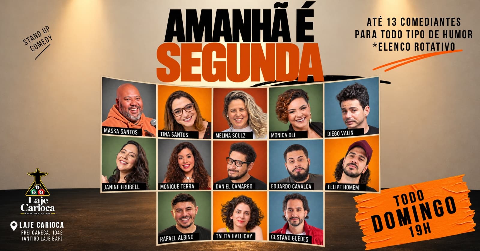 AMANHÃ É SEGUNDA - STAND UP COMEDY - 01/11