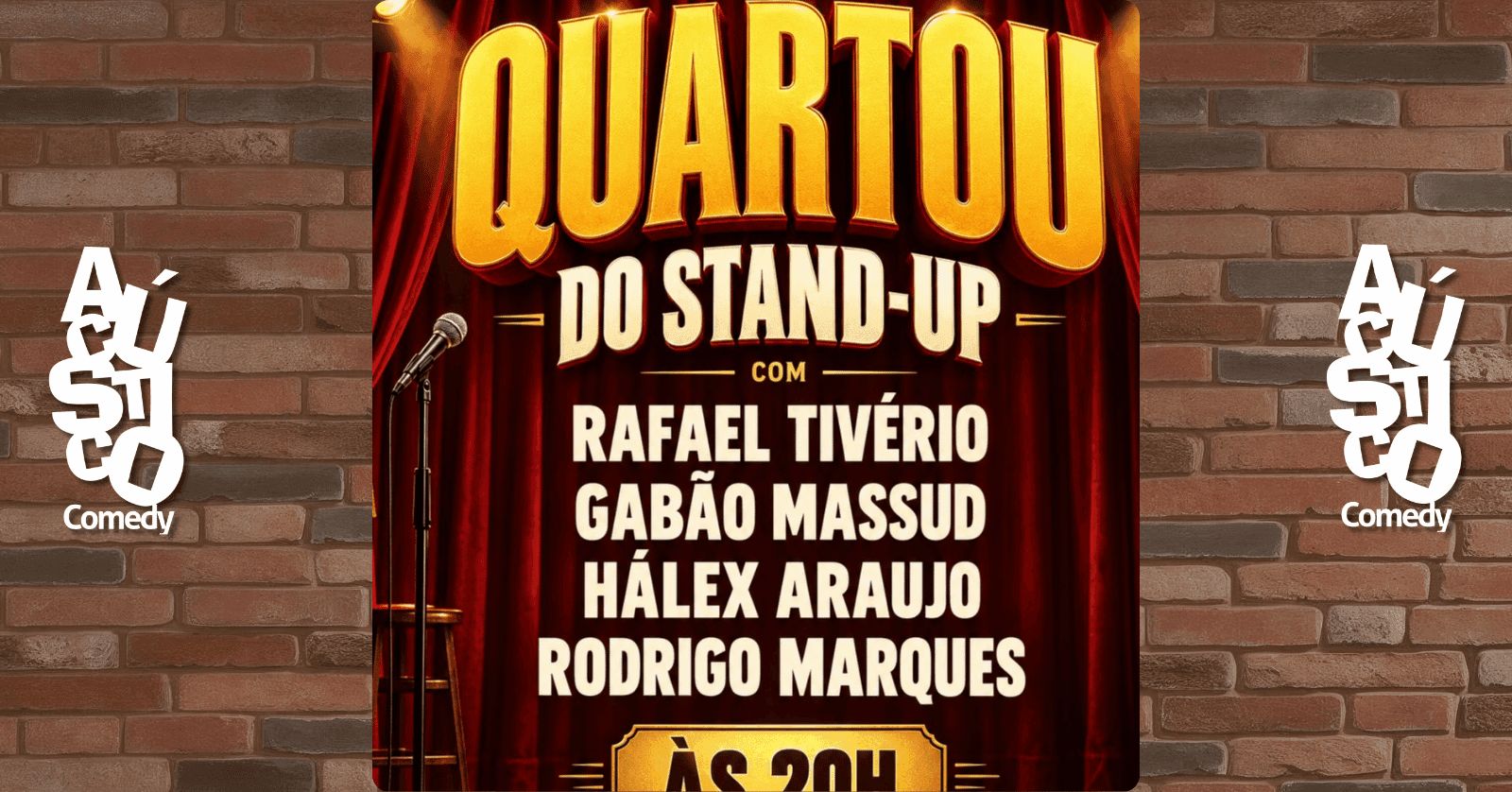 Quantou do Stand up com Rodrigo Marques - Halex Araujo