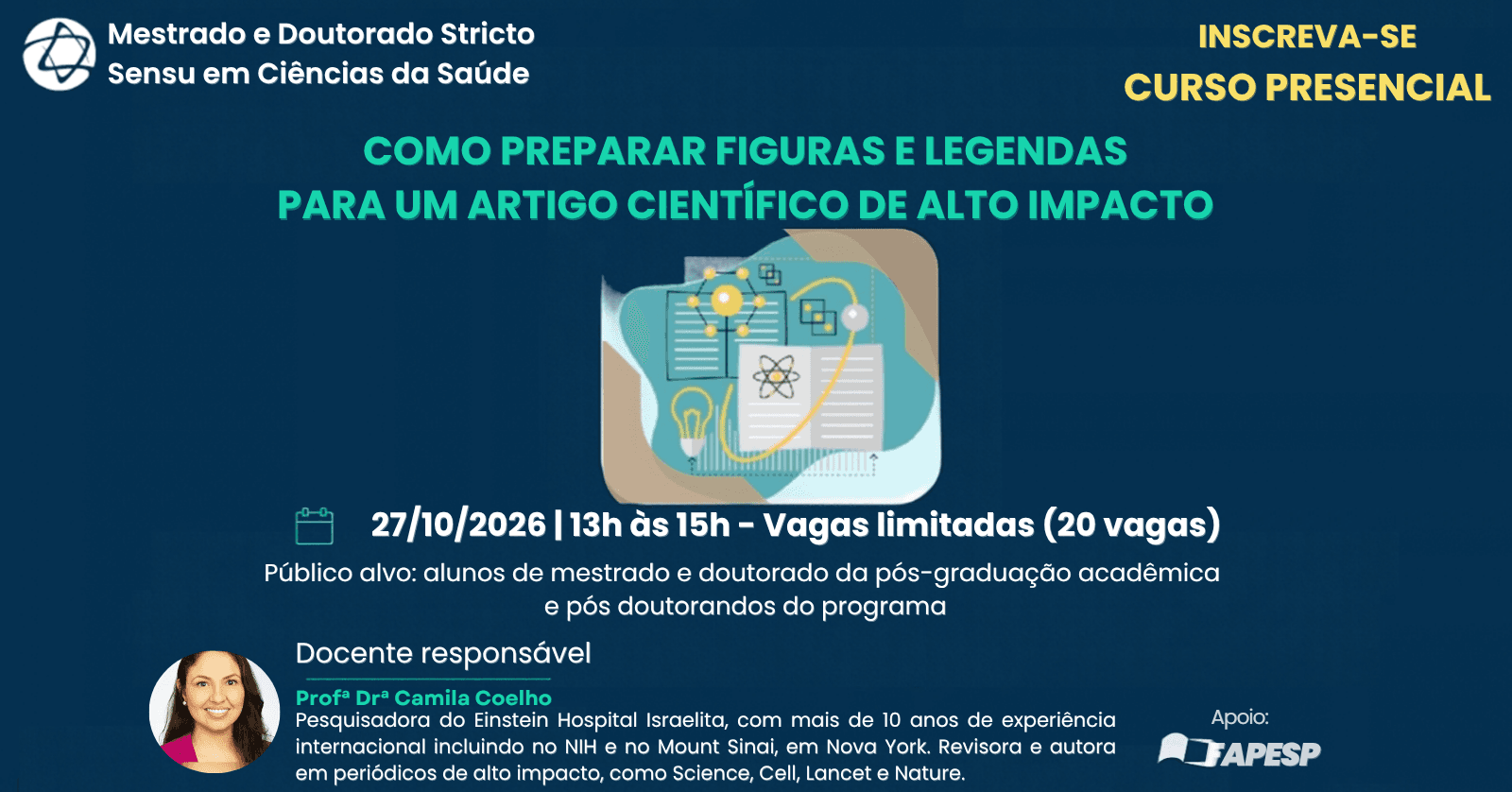 Curso | Como preparar figuras e legendas para um artigo científico de alto impacto