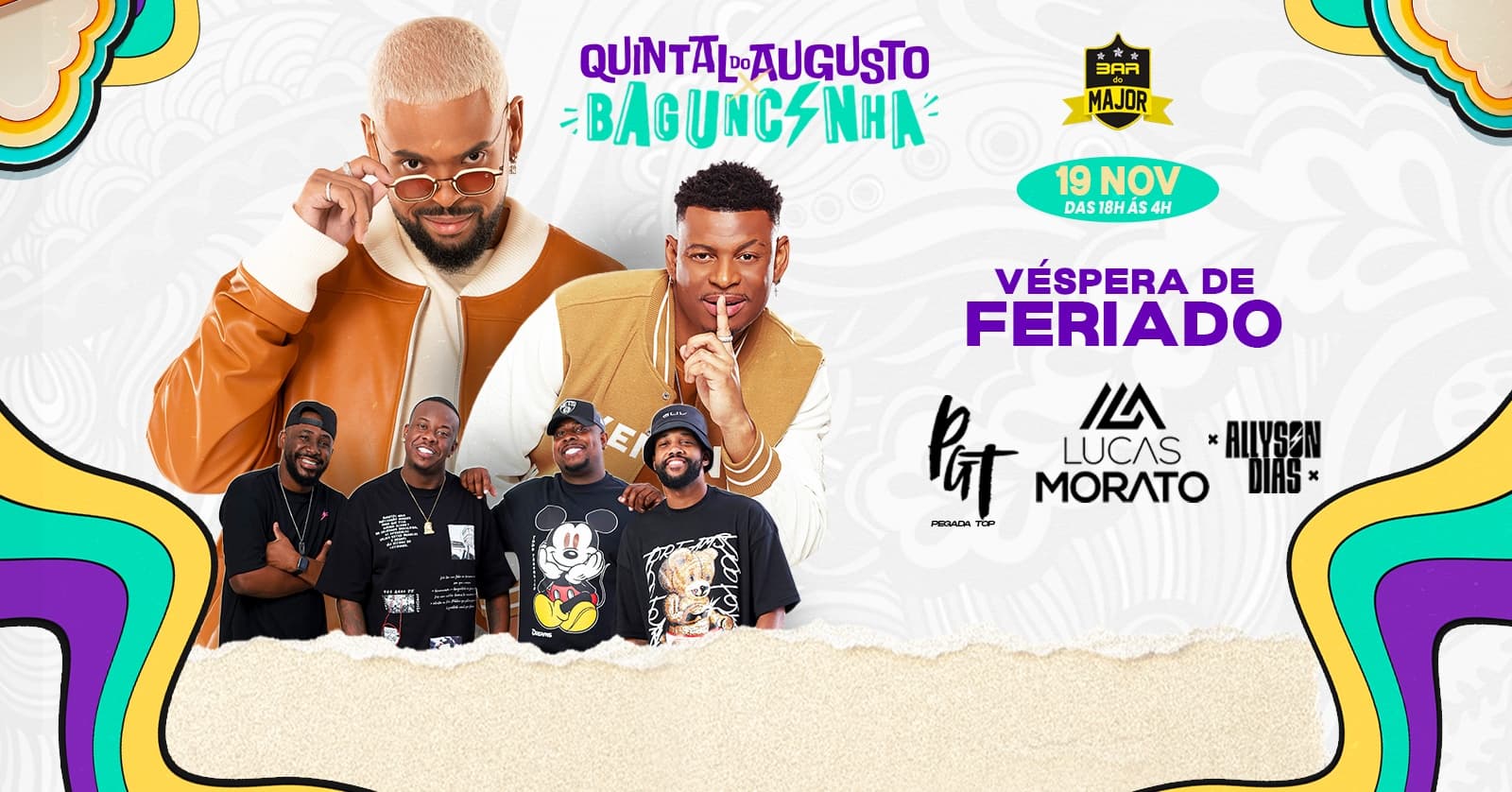 Quintal do Augusto x Baguncinha | Lucas Morato & convidados