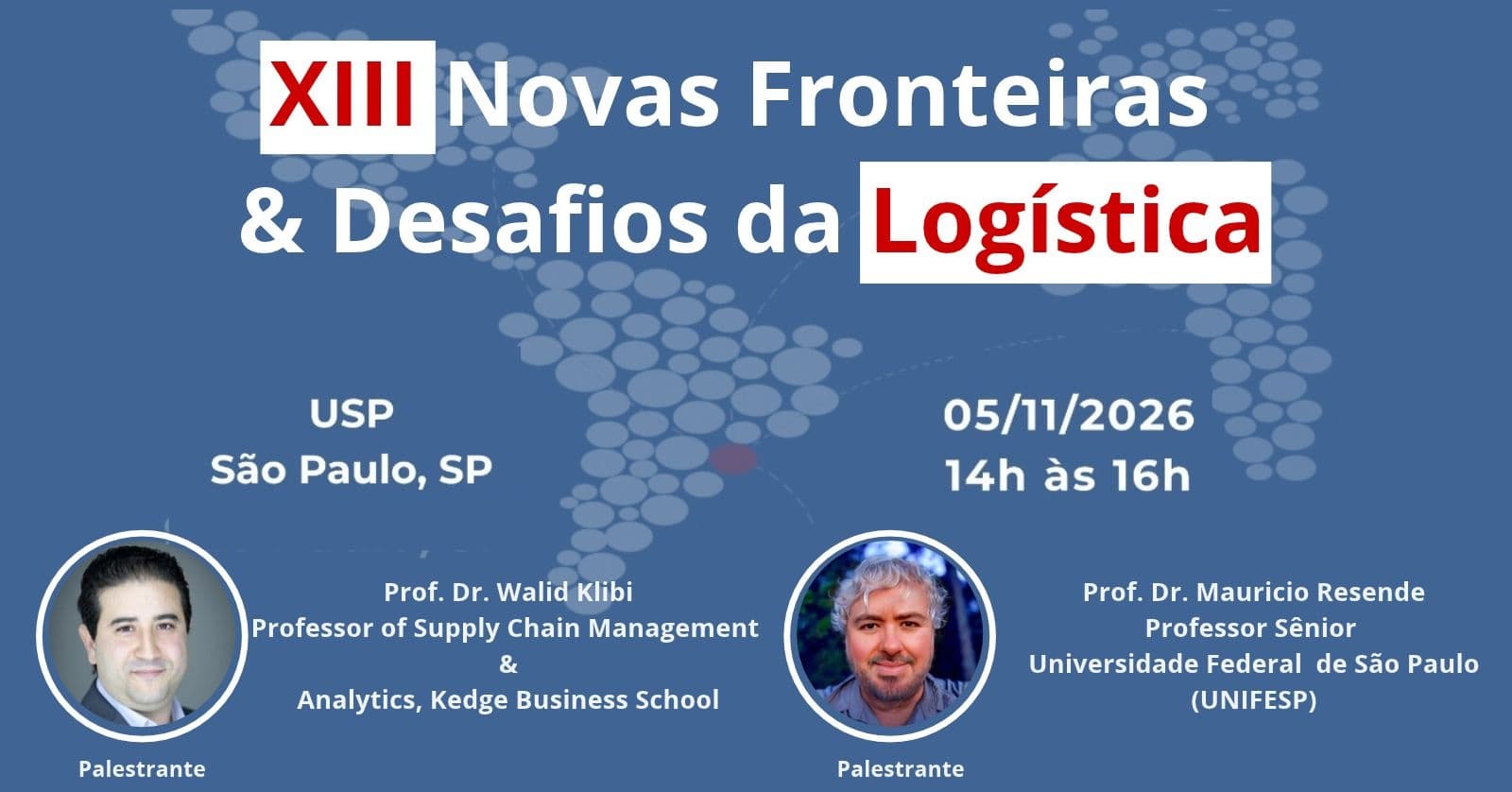 XIII Novas Fronteiras & Desafios da Logística - 2026