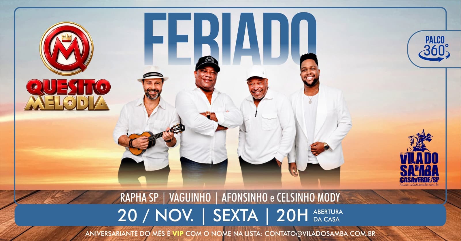 FERIADO QUESITO MELODIA NA VILA DO SAMBA