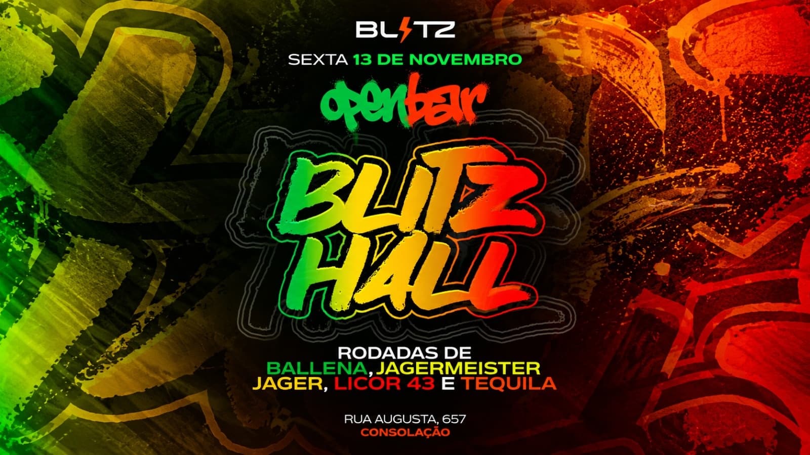 BLITZ HALL - O OPEN BAR COM FUNK HALL