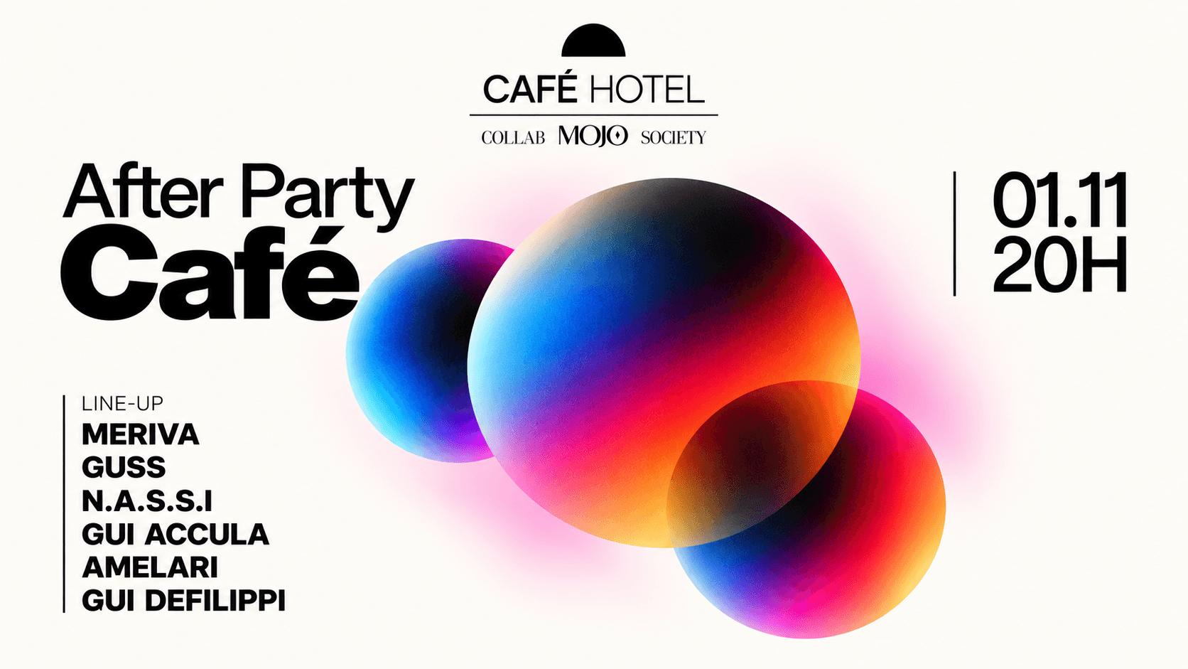 AFTER PARTY CAFÉ no Café Hotel | 01.11