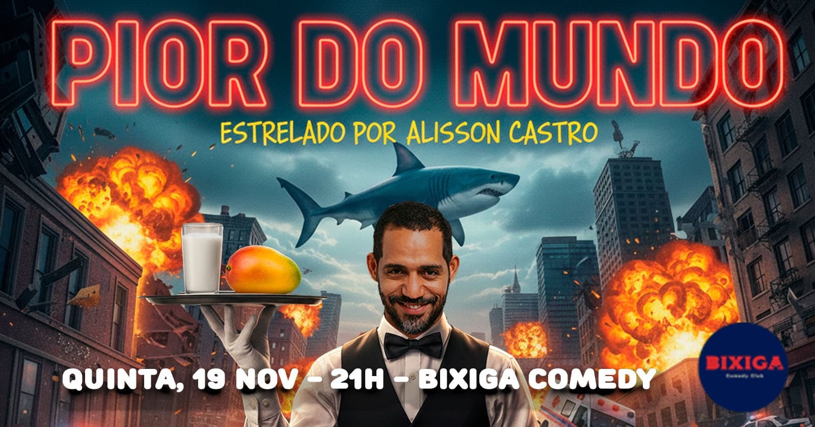 PIOR DO MUNDO O MELHOR SHOW DE ALISSON CASTRO