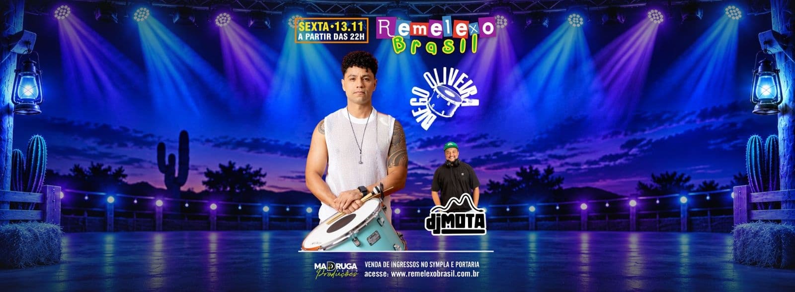 DIEGO OLIVEIRA e DJ MOTA no REMELEXO BRASIL