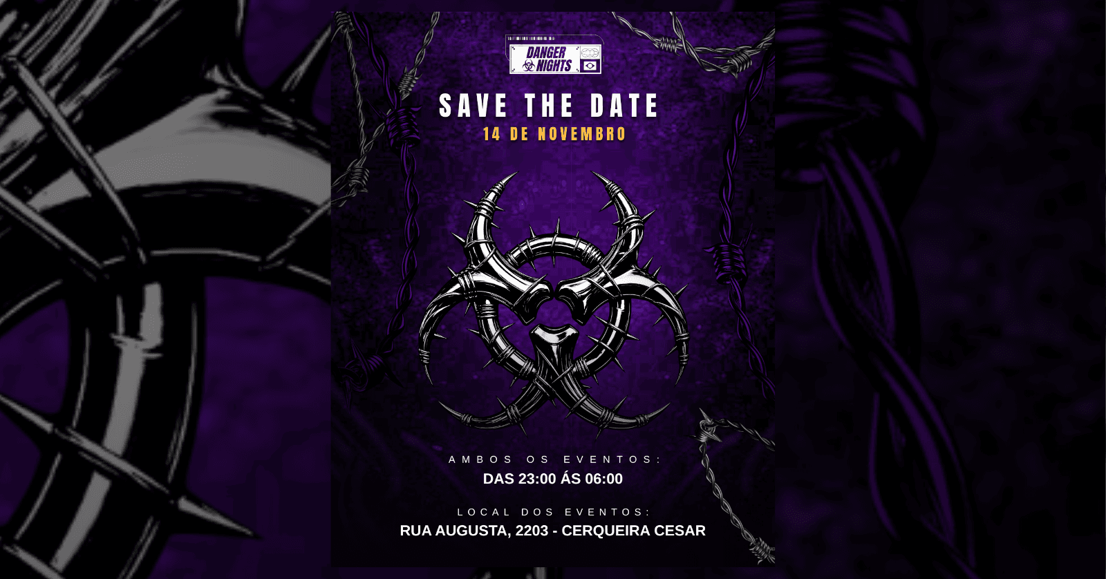 DANGER NIGHTS | 9º EDIÇÃO! - HARD TECHNO