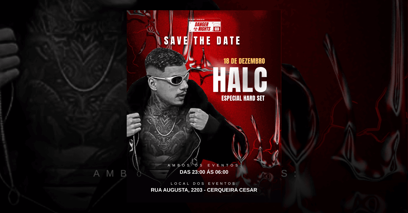 DANGER NIGHTS x DJ HALC | Hard techno in São Paulo!