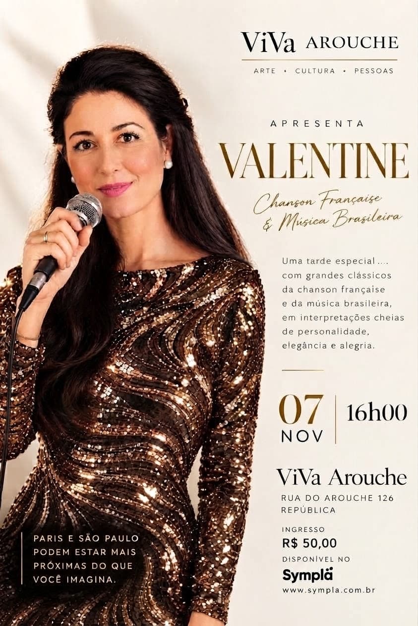 Valentine: Chanson Française & Música Brasileira