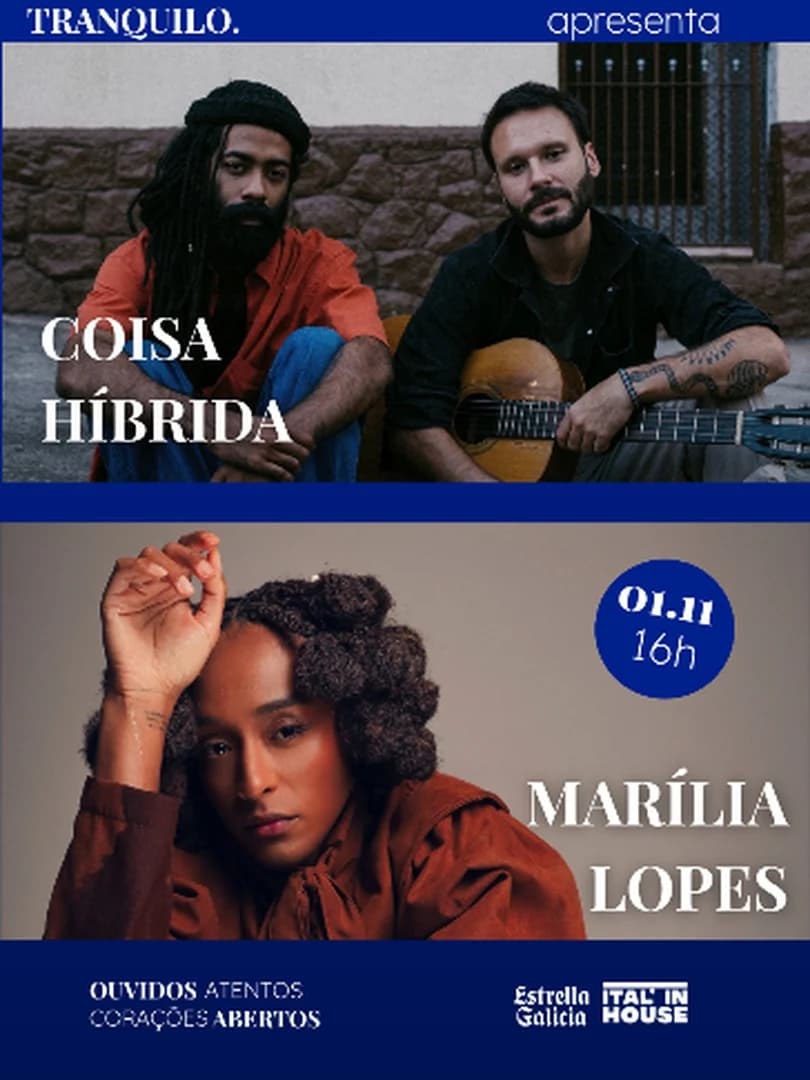 TRANQUILO APRESENTA COISA HÍBRIDA E MARÍLIA LOPES - SÃO PAULO (SP)