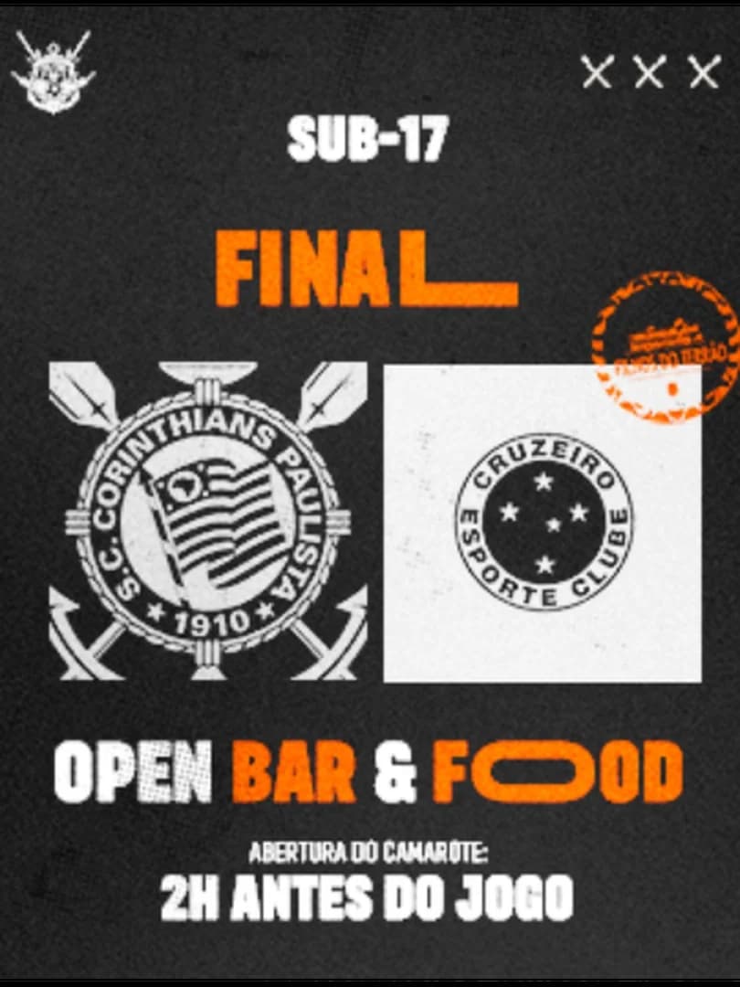 Camarote Fielzone - Corinthians x Cruzeiro | Final Sub17