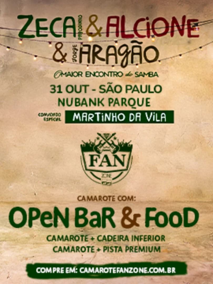 Camarote Fanzone - Zeca & Alcione & Aragão: O maior encontro de samba