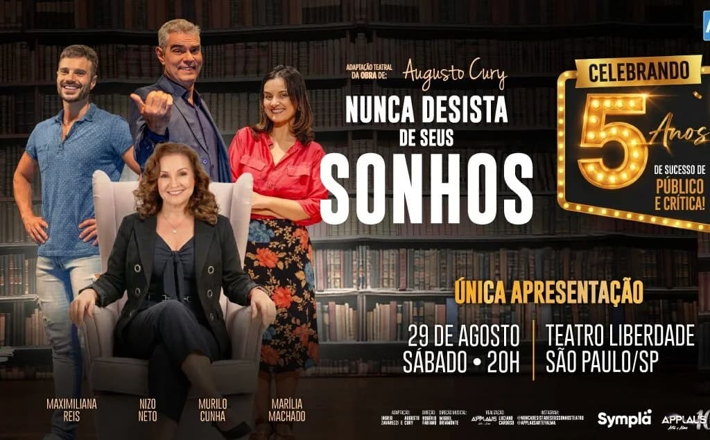 NUNCA DESISTA DOS SEUS SONHOS