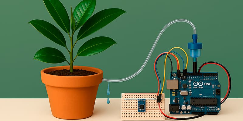 Práticas em Irrigação de Plantas Domésticas com Arduino
