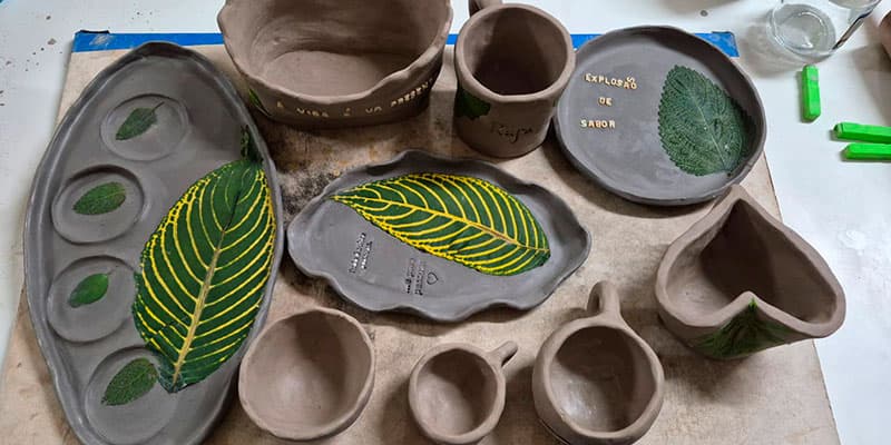 Na Feira também Tem! Sentir o barro e folhas da Mata Atlântica